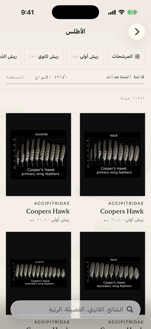 Plumes: Feather Atlas — معرف ريشة الطيور والدليل الميداني