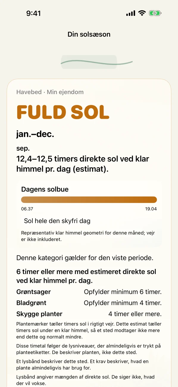 Shuny Shade: Sol og skygge — Timer med sol og skygge