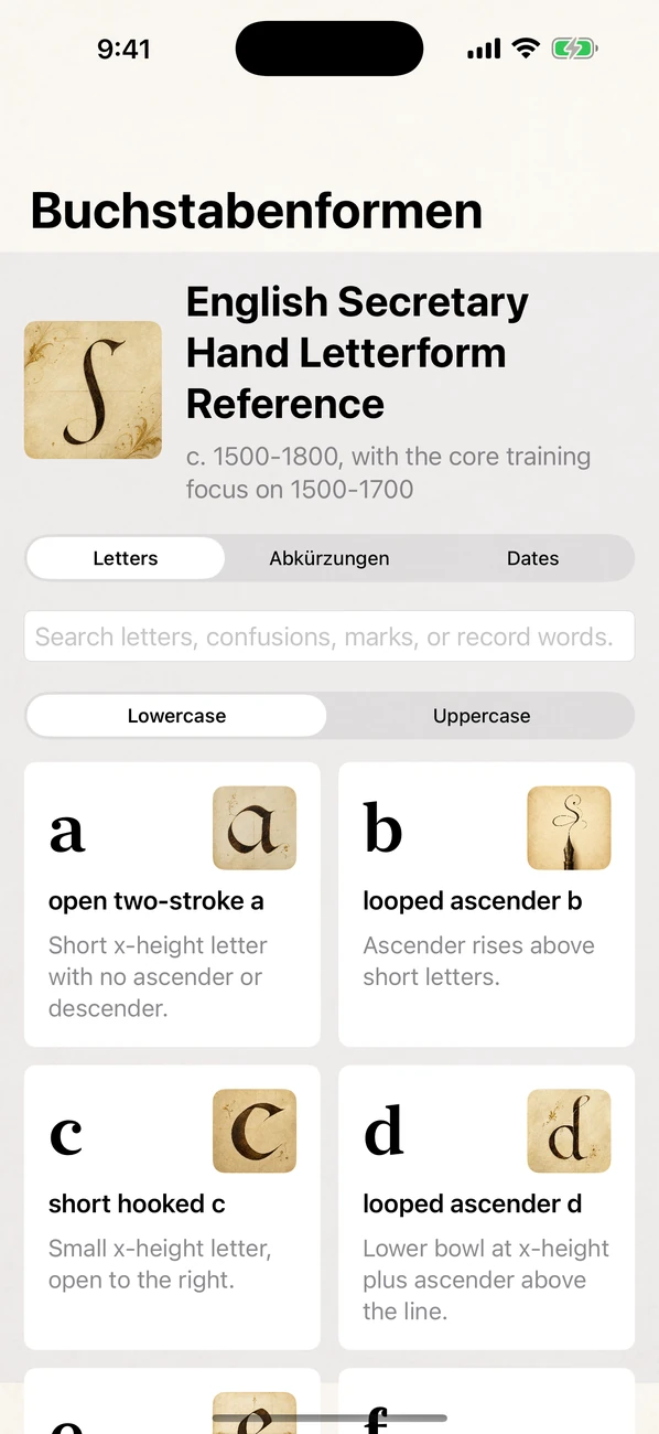 Handrift: Old Handwriting — Alte Akten und Testamente lesen