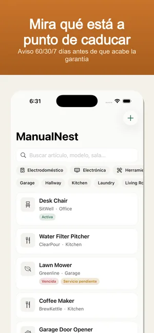 ManualNest screenshot