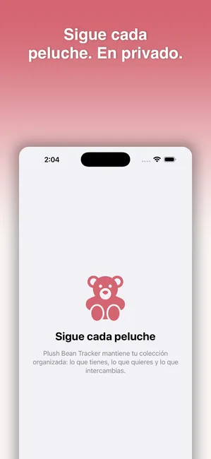 Plush Bean Tracker screenshot