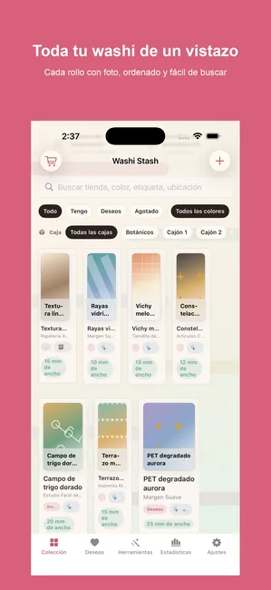 Washi Stash screenshot