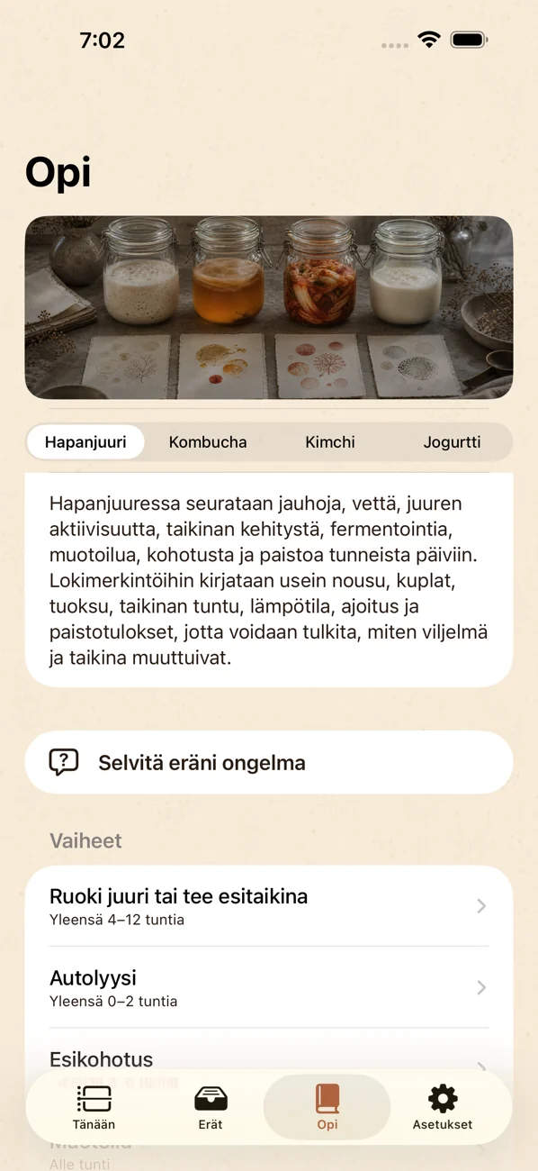 Brinepost: Sourdough & Ferment — Hapantaikina, kombucha, kimchi & jogurtti