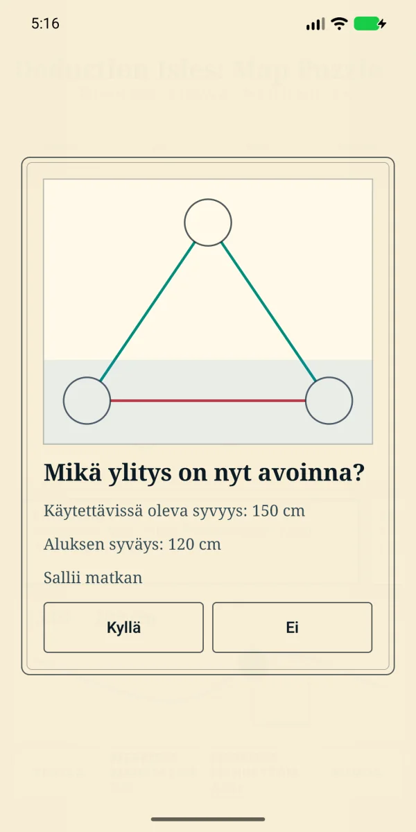 Deduction Isles: Map Puzzle — Päivittäinen reittipäättely