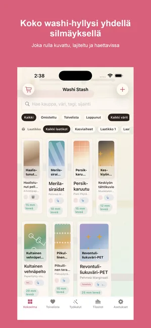 Washi Stash screenshot