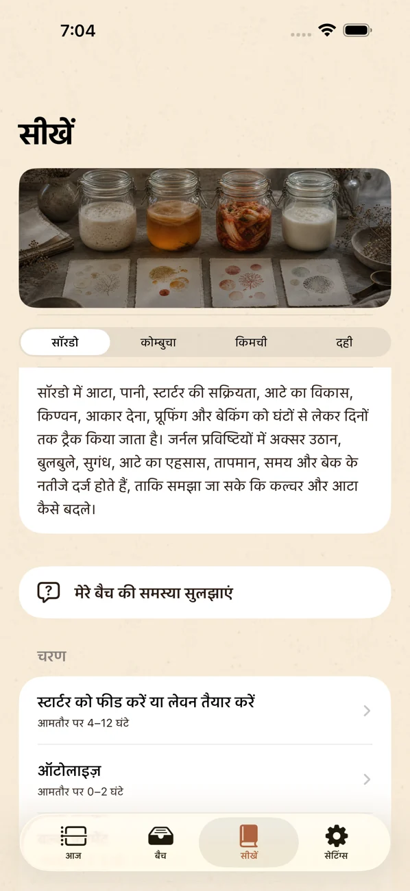 Brinepost: Sourdough & Ferment — खट्टा, कोम्बुचा, किमची और दही