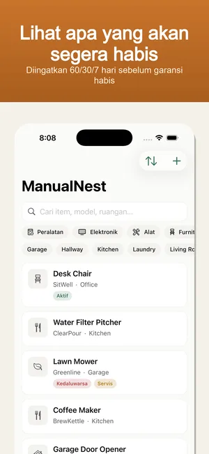 ManualNest screenshot