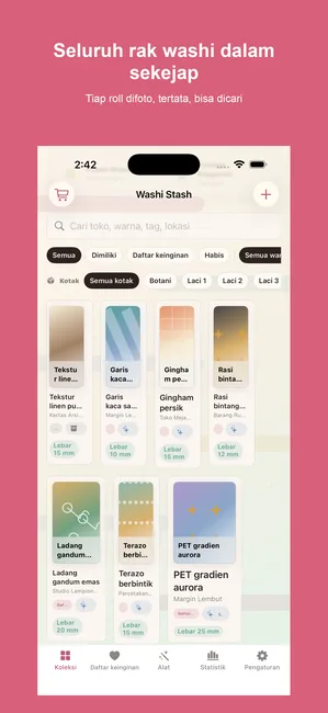 Washi Stash screenshot