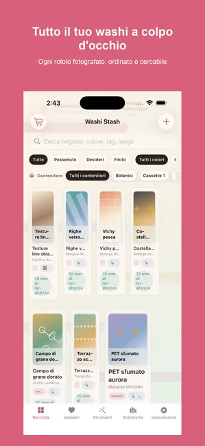 Washi Stash screenshot
