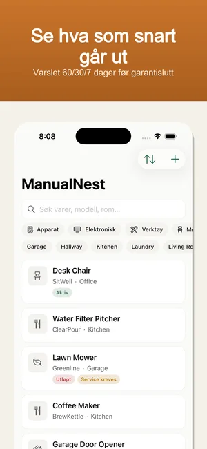 ManualNest screenshot