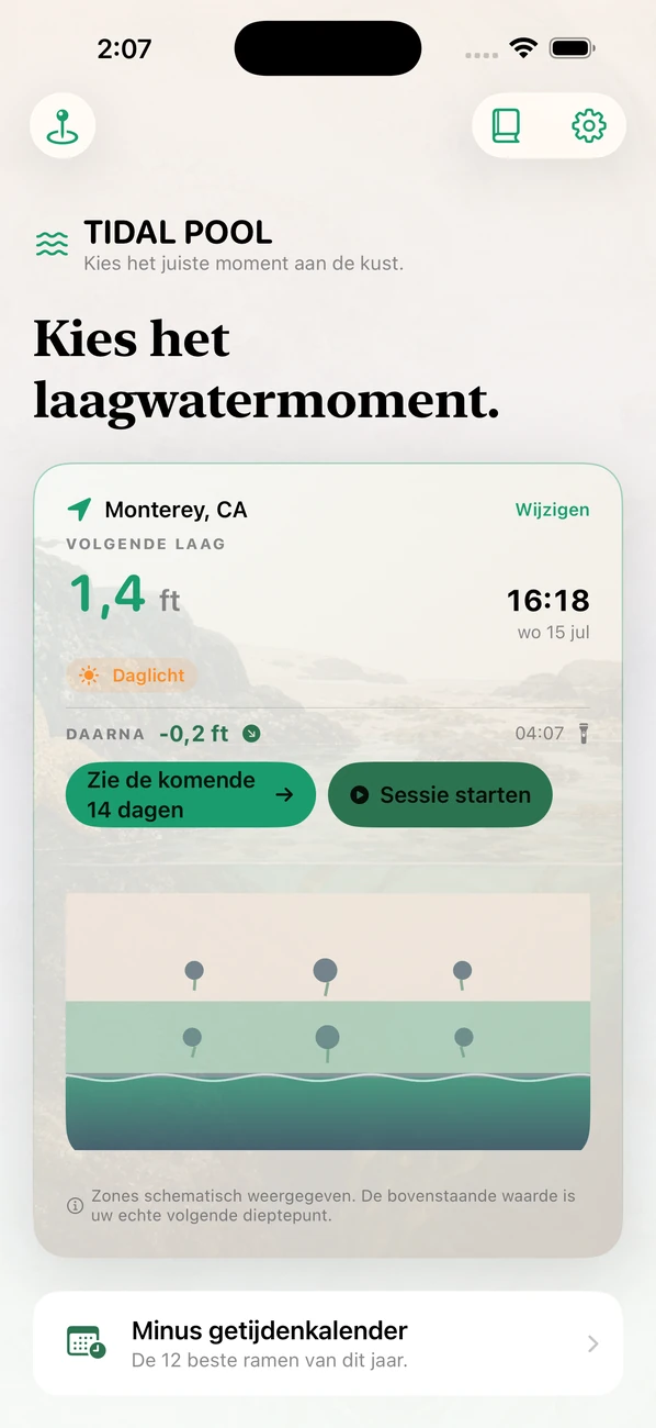 Tidal Pool: Tidepool Timing — Plan de eb. Ontmoet het leven.