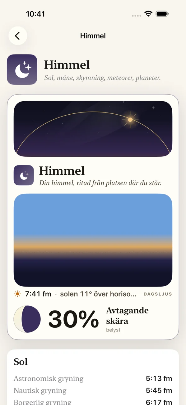 Bearing: Field Almanac — Himmel, tidvatten, årstider