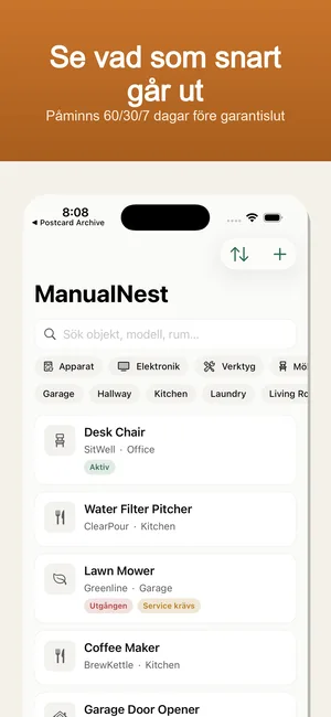 ManualNest screenshot