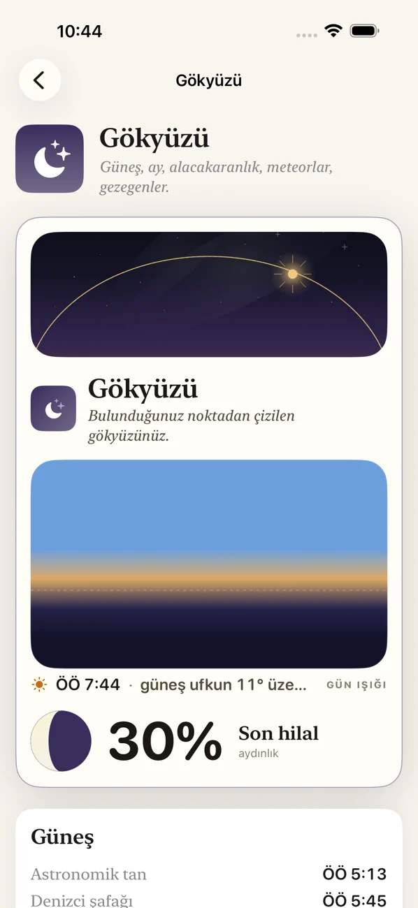 Bearing: Field Almanac — Gökyüzü, gelgit, mevsimler