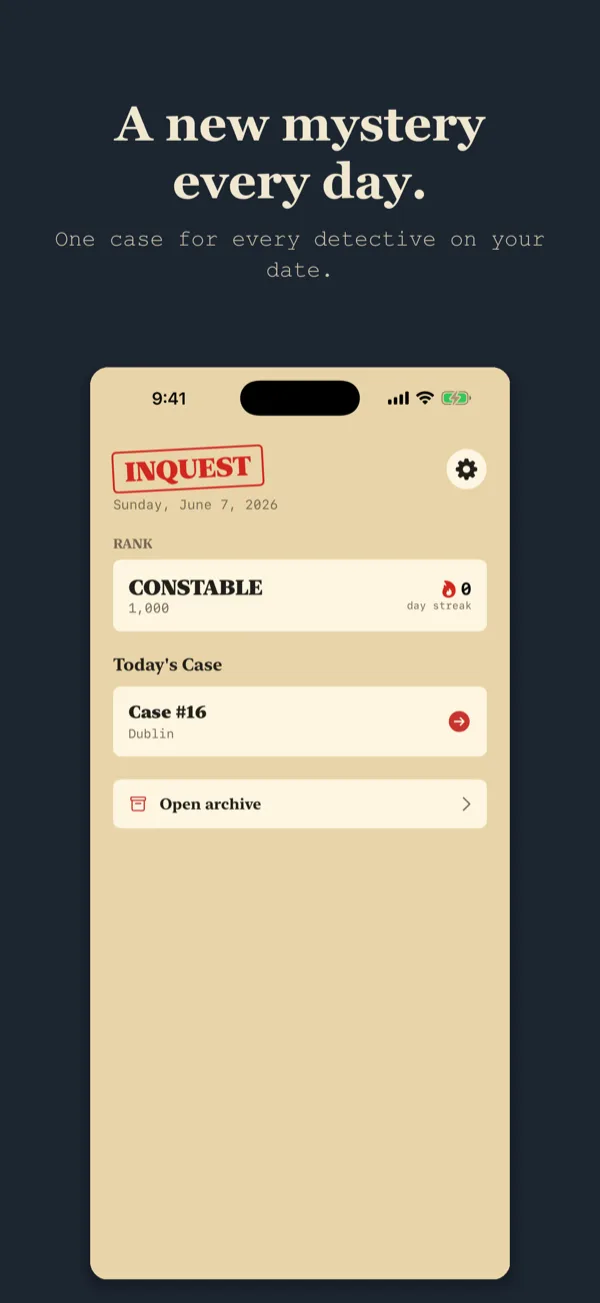 Inquest screenshot