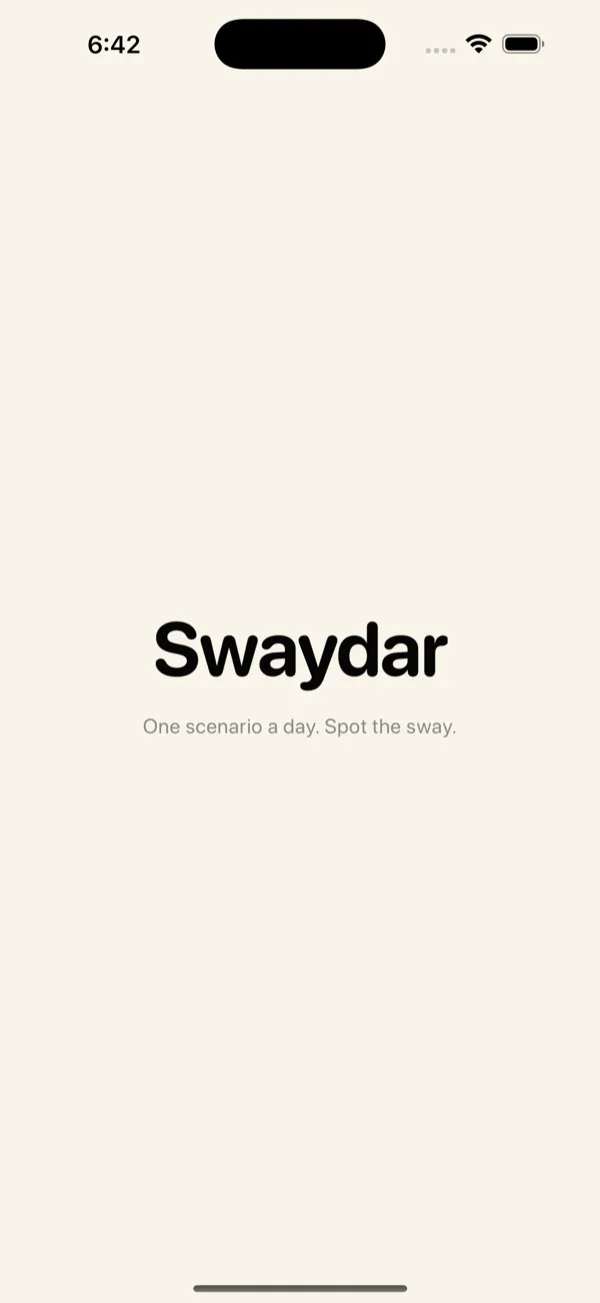 Swaydar screenshot